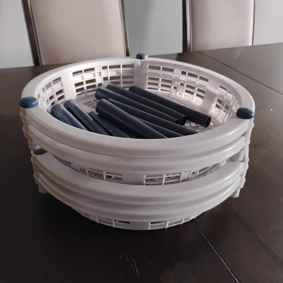 Multi-Tier White Storage Rack - Picture 3 of 3